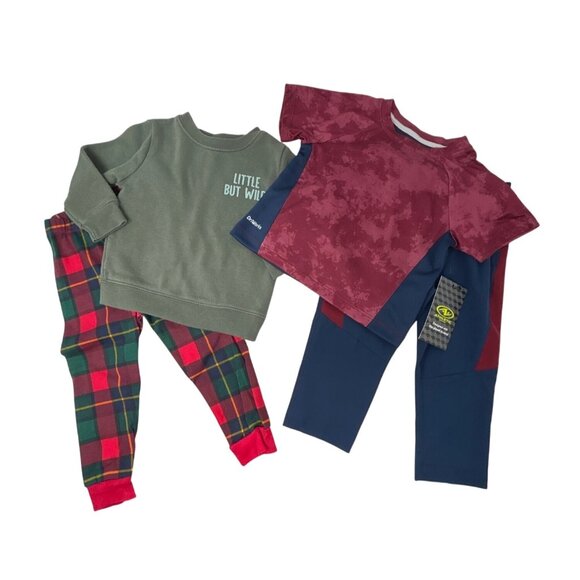Baby Boys -‎  2 Outfits - Pants, Sweatshirt, 2 Piece Outfit - Size 18 M - Picture 1 of 7